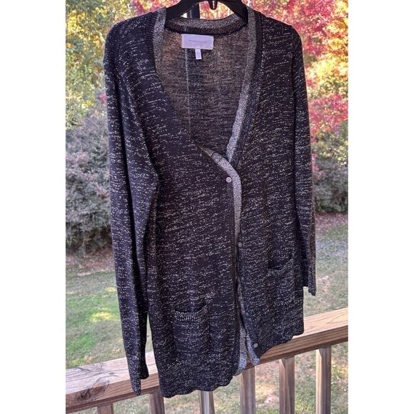 Victoria’s Secret Button Front Cardigan Cashmere Blend Sweater Long Women Large - Picture 3 of 16